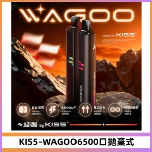 KIS5WAGOO哇酷6500口拋棄式 | 自由混搭雙口味 | 雙芯組合